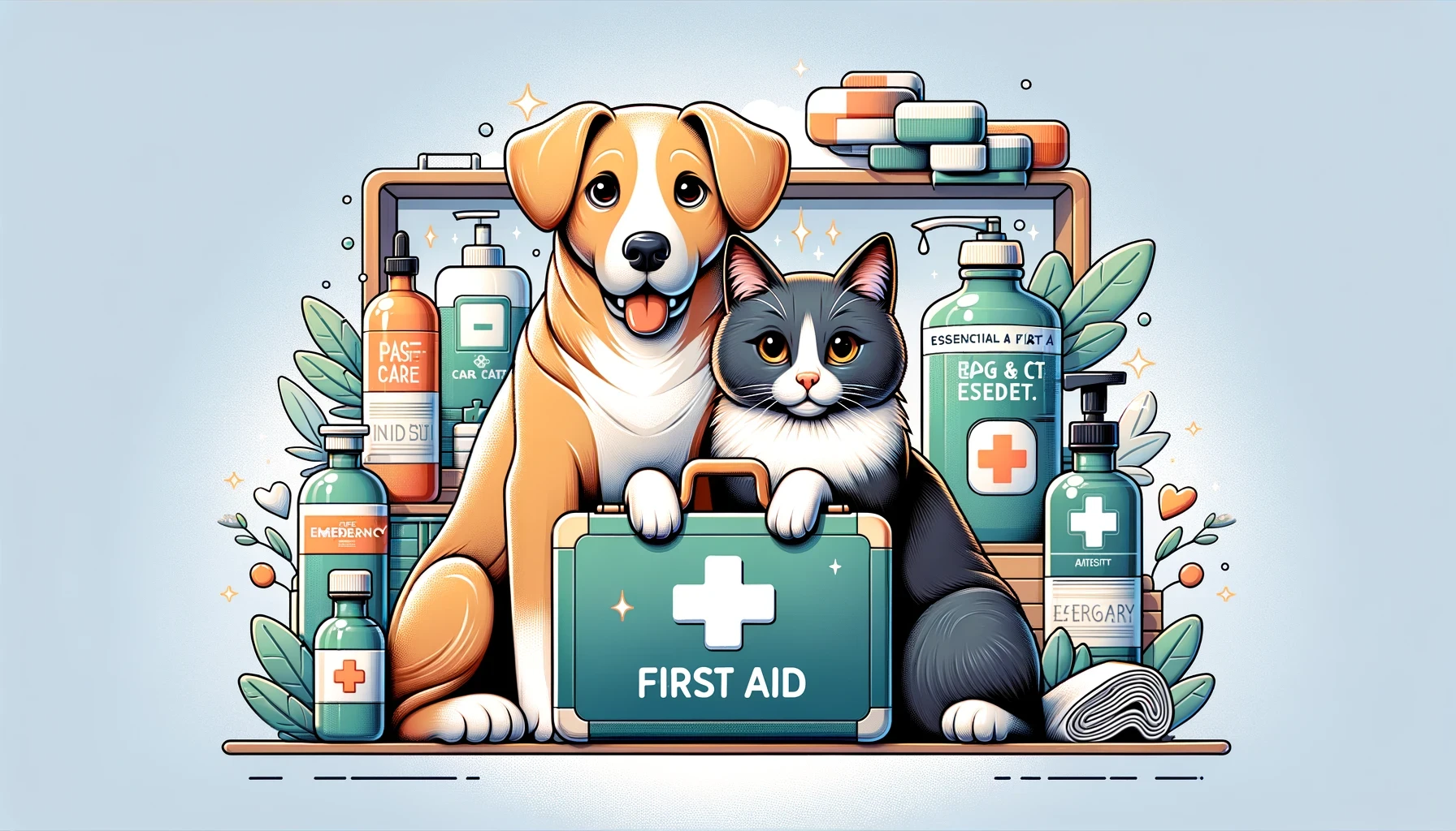 Cat and dog first aid